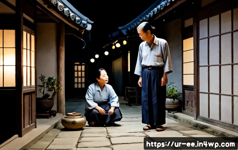 Home 17 일제 근무와 가족의 사회적 역할 - Photorealistic historical scene of Korean civilian laborers during the Japanese colonial era returni...